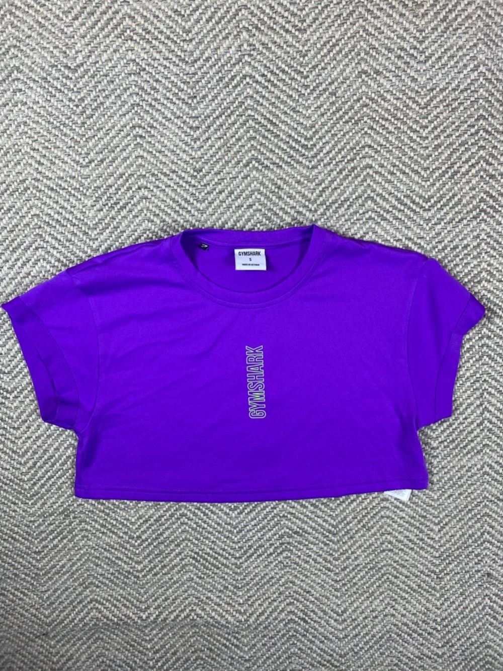 Gymshark Purple Crop Top Size Small